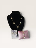 White Clover Set | Necklace, Bracelet & Earrings