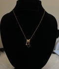 Black Clover Pendant Necklace - Gold - Delila Jewellery NZ