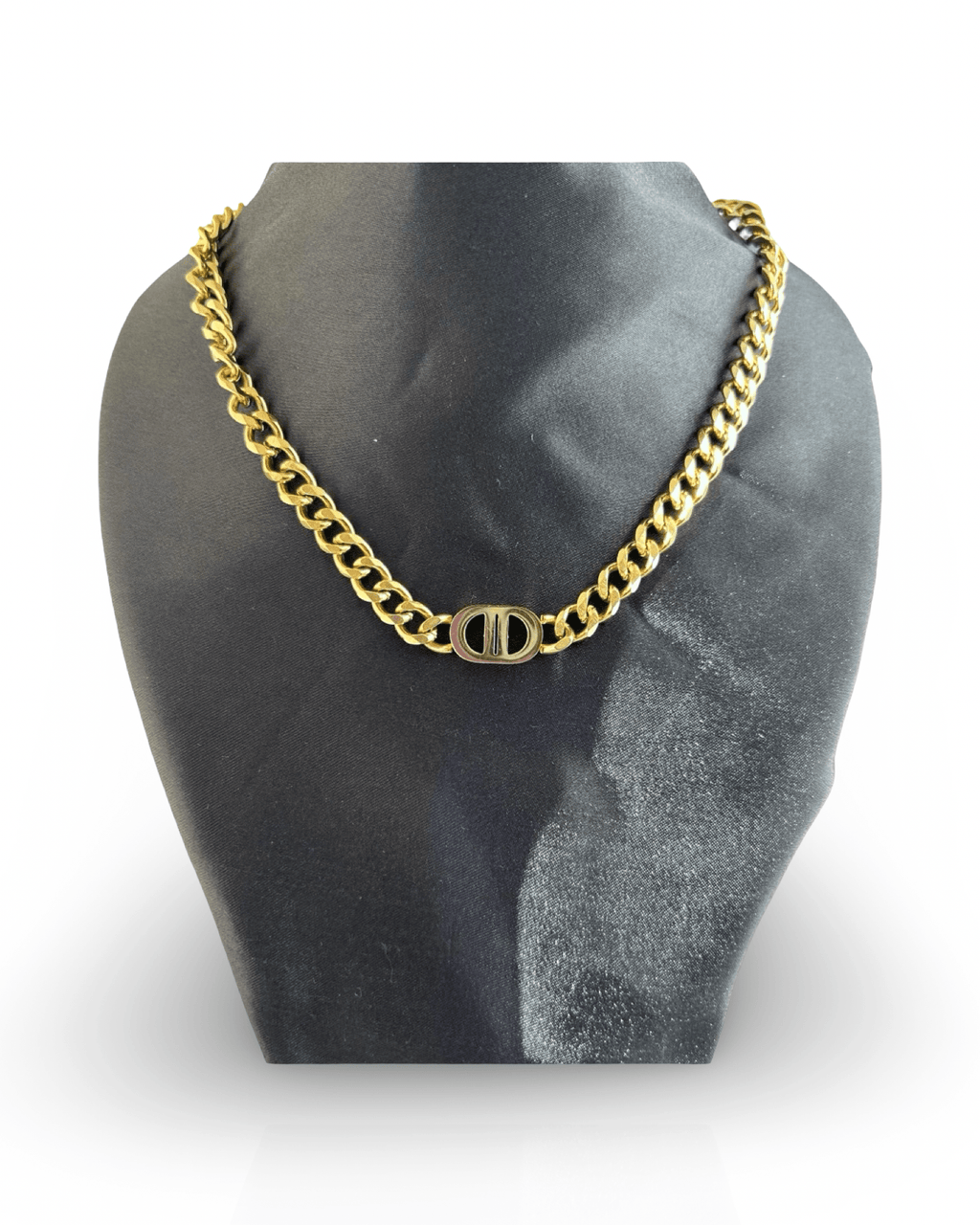 Gold Stainless Steel Cuban Link Necklace – Pre-Order - Delila Jewellery NZ