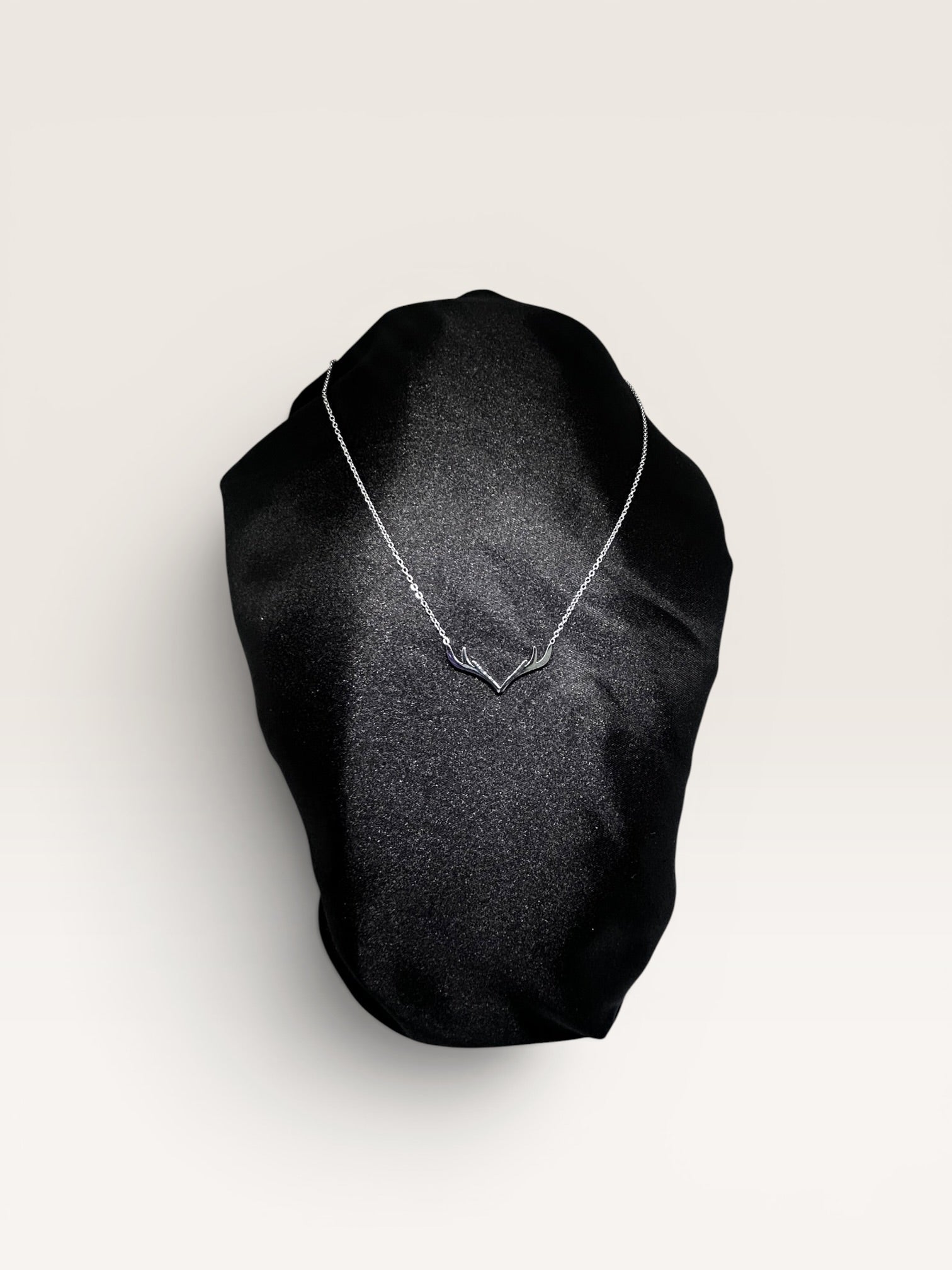 Stainless Steel Antler Necklace - Delila Jewellery NZ