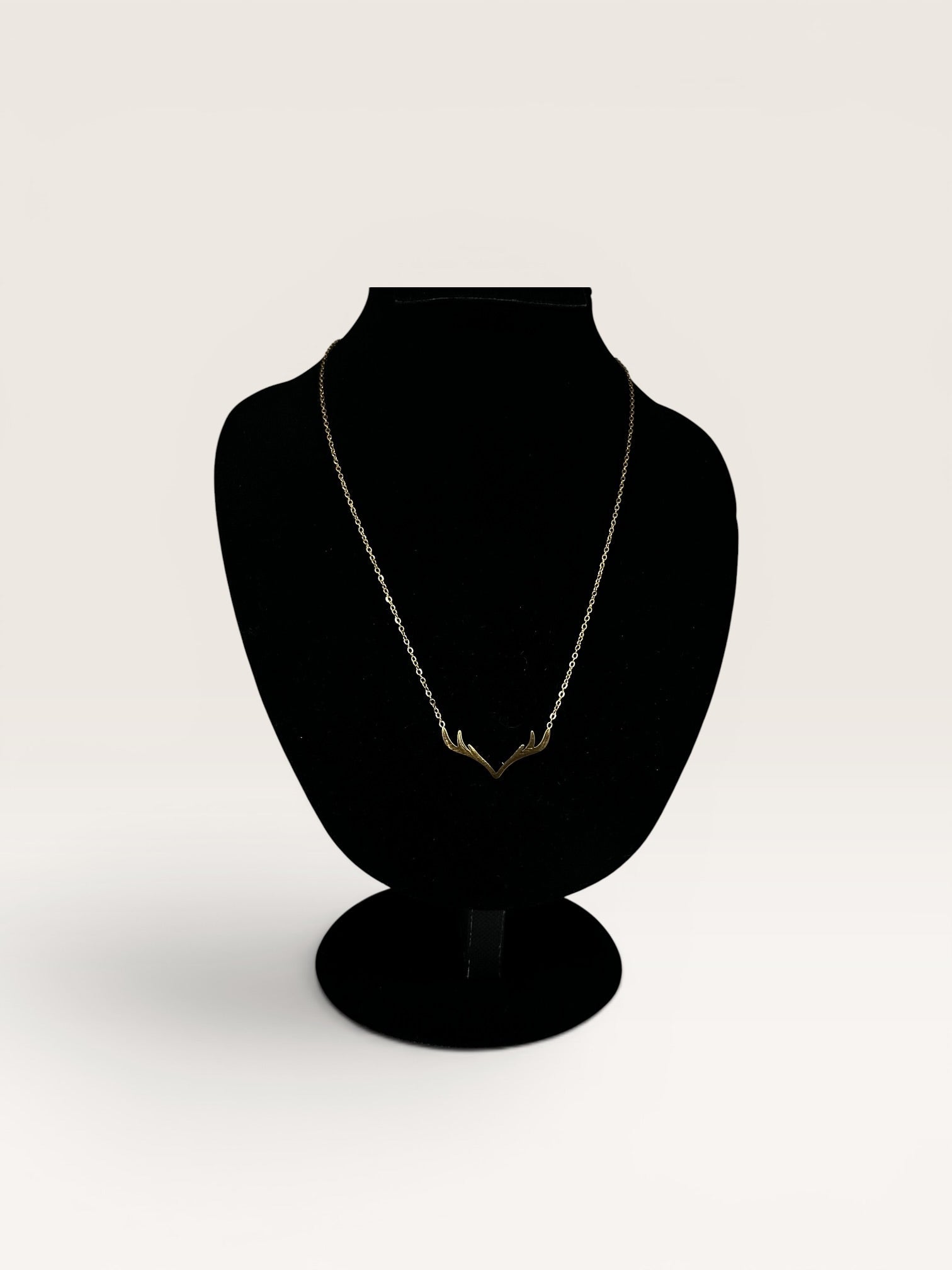 Stainless Steel Antler Necklace - Delila Jewellery NZ